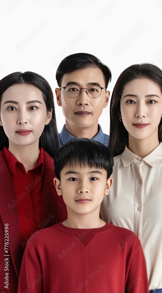 Close-Up Photo of a Progressive Chinese Family, Reflecting the Vibrancy of Contemporary Society
Close-Up Photo of a Progressive Chinese Family, Reflecting the Vibrancy of Contemporary Society