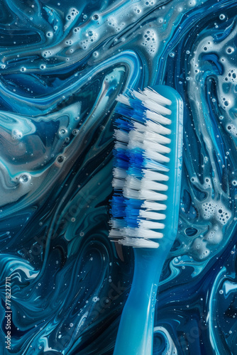 Toothbrush pattern for background