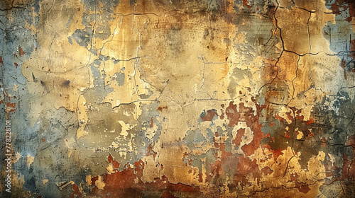 Aged grunge texture with distressed weathered look and vintage appeal