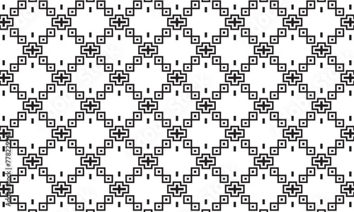 Embrace timeless elegance with this captivating black and white geometric pattern. Perfect for adding sophistication to your designs.