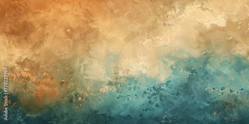 A paint texture or painting background concept wallpaper design in a style that merges apocalypse landscape, hyperrealistic landscapes, and rustic elements.