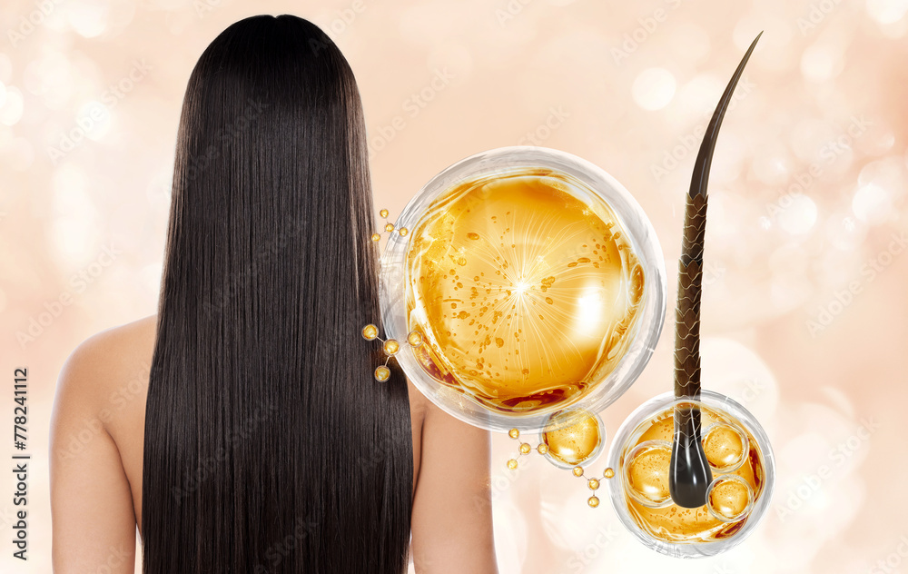hair treatment concept hair treatment concept