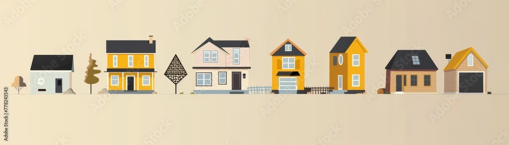 Mortgage Market Explained Visualization of the mortgage process, from application to closing, including the roles of lenders, underwriters, and mortgagebacked securities low noise