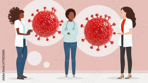 Thrombosis Awareness Graphic Depicting Blood Clots and Prevention Strategies in Flat Style