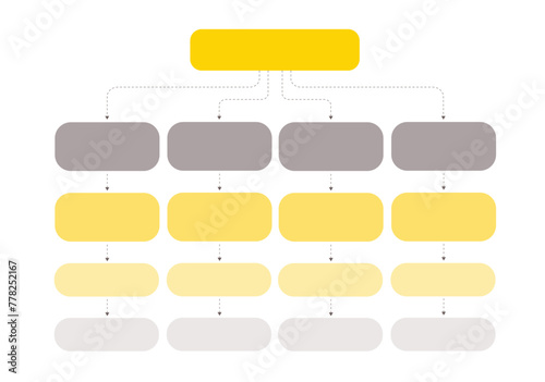 Infographic, Flowchart, Workflow, diagram, organization chart, vector illustration.