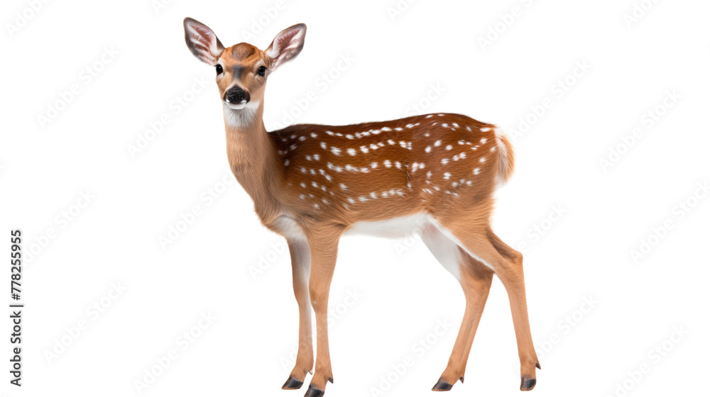 Deer full body isolated on white background Deer full body isolated on white background