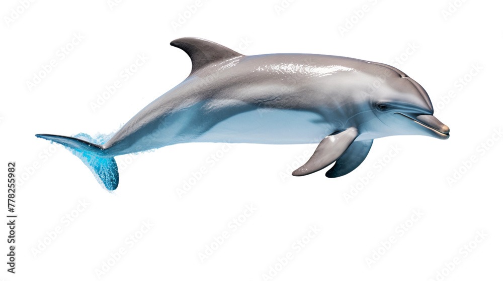 Dolphin jumping isolated on transparent background cutout Dolphin jumping isolated on transparent background cutout