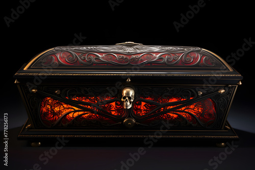 photo of a coffin, coffin, death coffin,  funereal coffin, product photo of a coffin photo