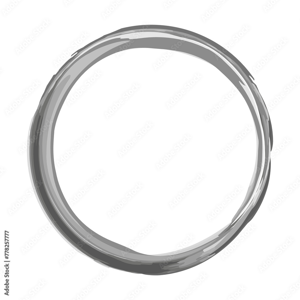 Grunge circle frame. Grunge circle drawn with brush strokes. A circle drawn in ink. Grunge circle frame. Grunge circle drawn with brush strokes. A circle drawn in ink.