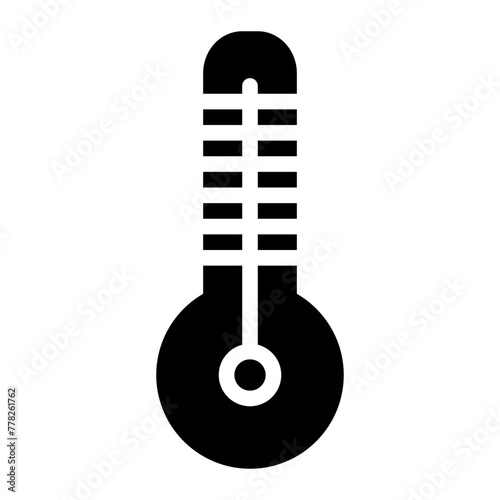 This is the Termometer icon from the Science icon collection with an Solid style