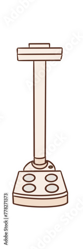 weight machine illustration