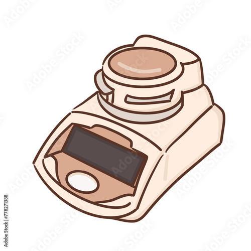 closed moisture measure machine_moisture measure illustration