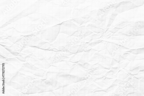 white crumpled paper textur...