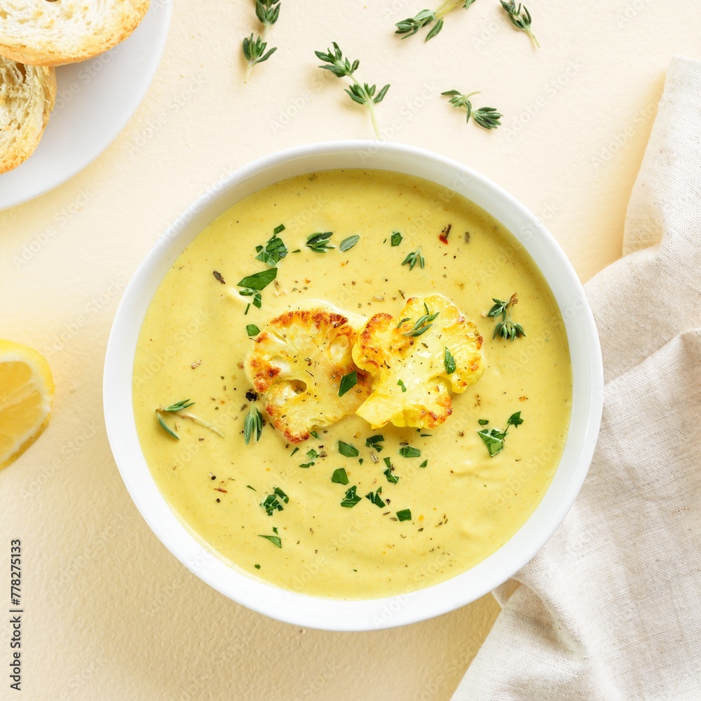 Cauliflower cheese soup Cauliflower cheese soup
