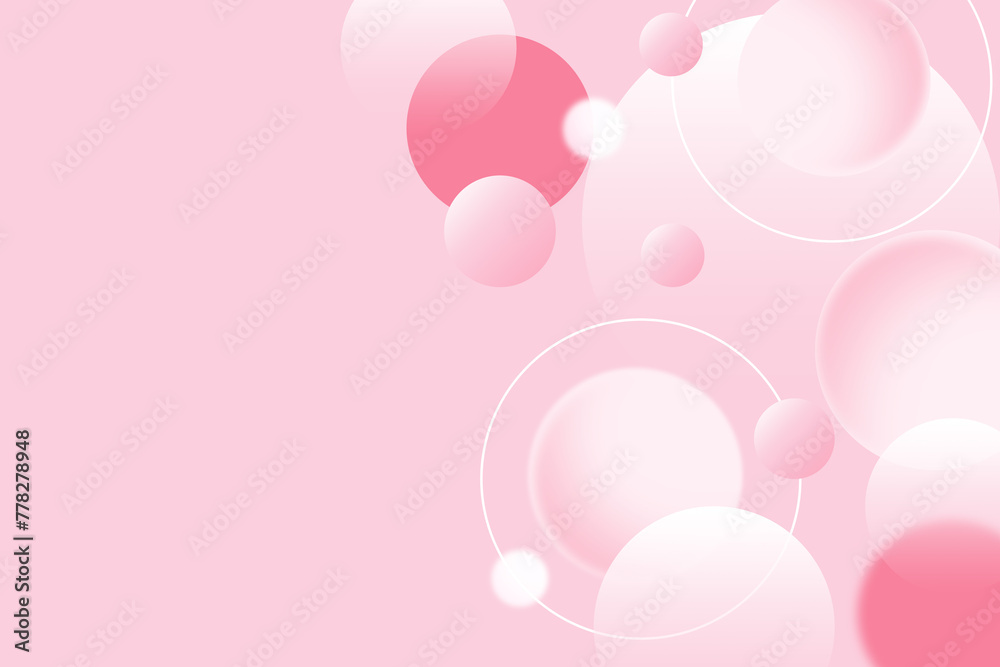 Abstract geometric background gradient soft light pink bokeh for Graphic Business background hitech technology digital design illustration web template background backdrop desktop wallpaper bubbles