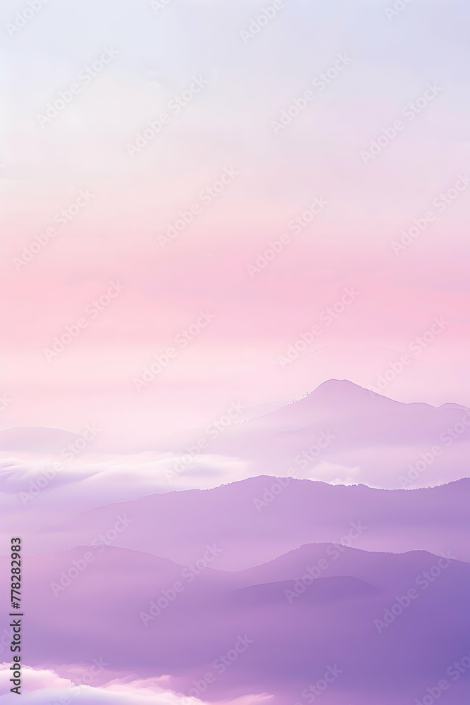 Misty morning light pink purple pastel gradient dreamy atmosphere phone wallpaper background