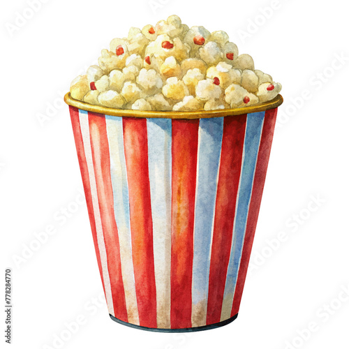popcorn bucket, transparent background
