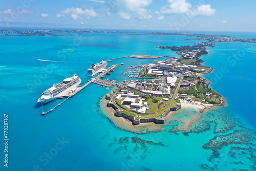 Tropical paradise island of Bermuda photo