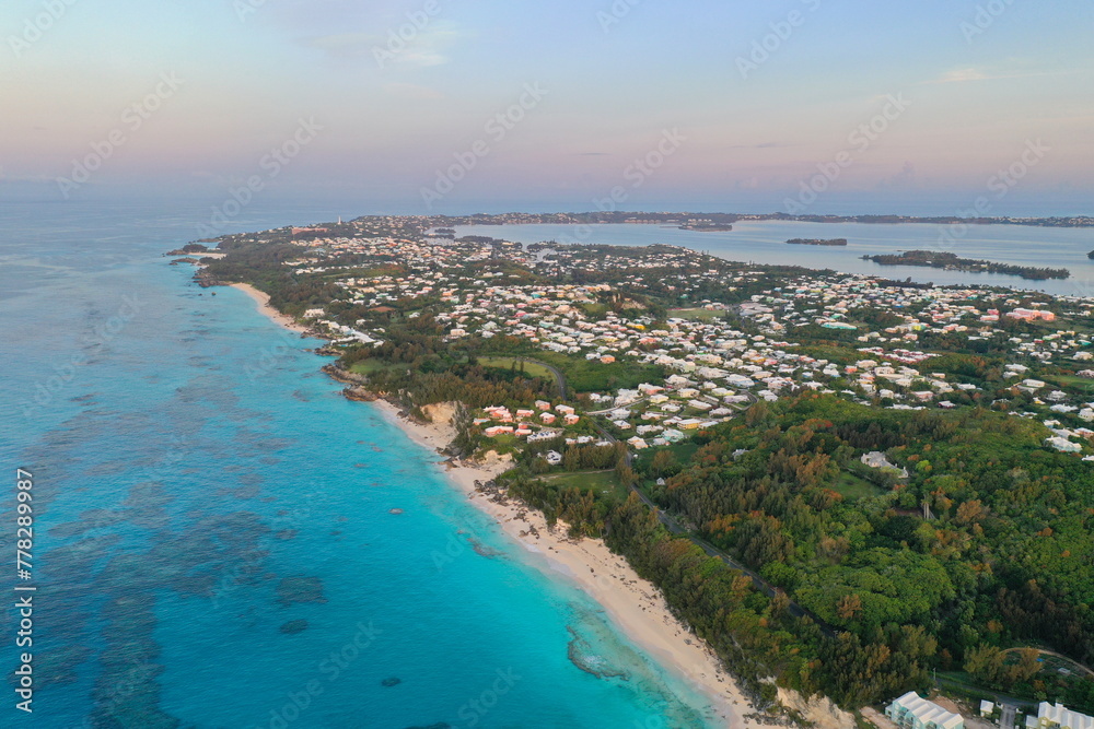 Tropical paradise island of Bermuda