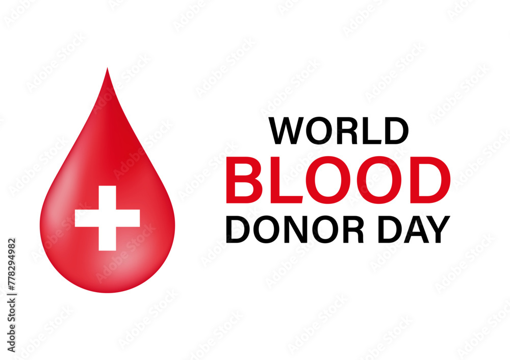 Blood Drop. Blood Donation Concept. World Blood Donor Day. Vector Illustration. Blood Drop. Blood Donation Concept. World Blood Donor Day. Vector Illustration.