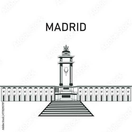 icon madrid. full vector illustration.
 photo