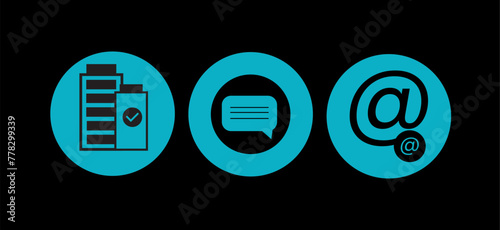 2d illustration Electrical energy and power supply source concept, accumulator battery with charging level indicator
   