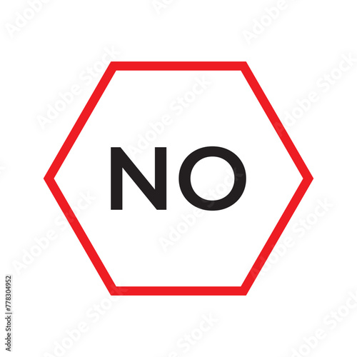 Prohibition Sign transparent. prohibition sign icon flat design style. prohibition sign sign.