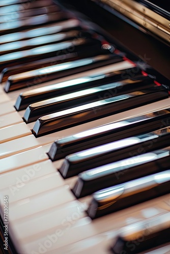 Wallpaper Mural Close up of piano keys. Torontodigital.ca