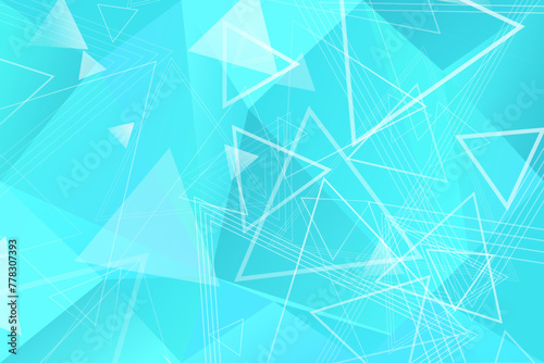 Geometrical gradient random triangle polygon web site background - geometric chaotic vector design from triangles
