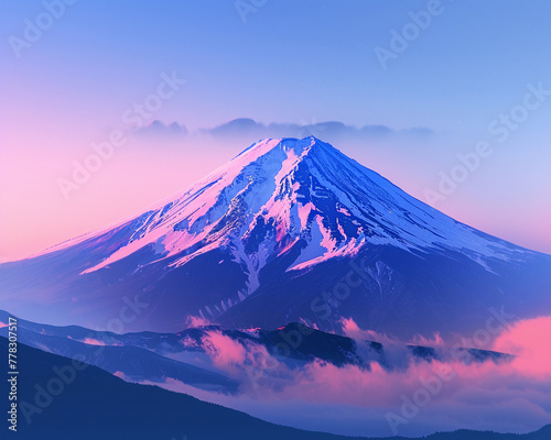 fuji mountain background
