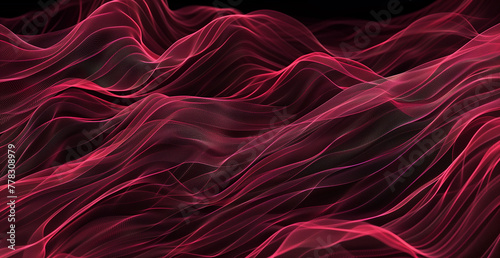 wavy and blurry mesh gradient using dark red and black, Ai Generated Images