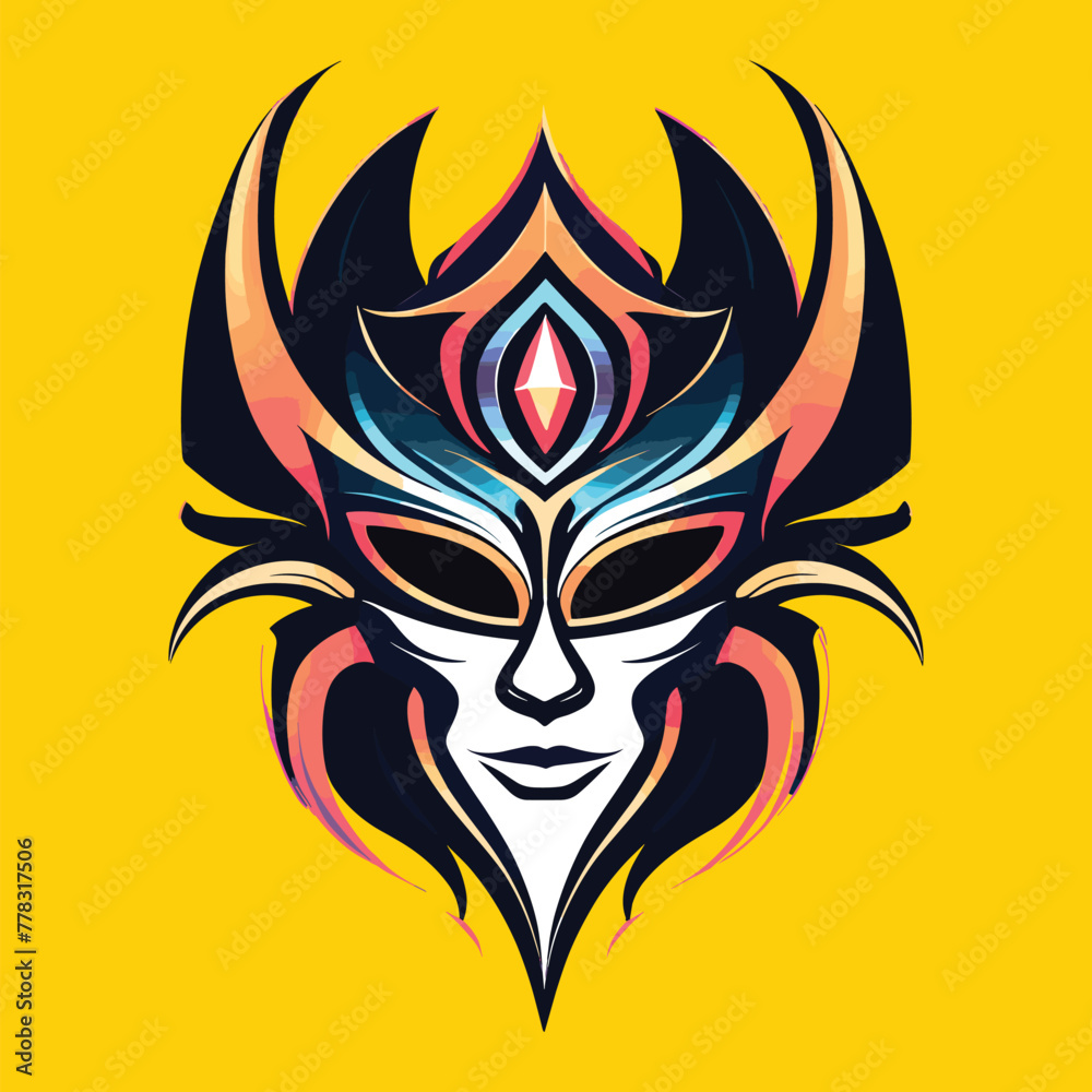 magical mask vector design element