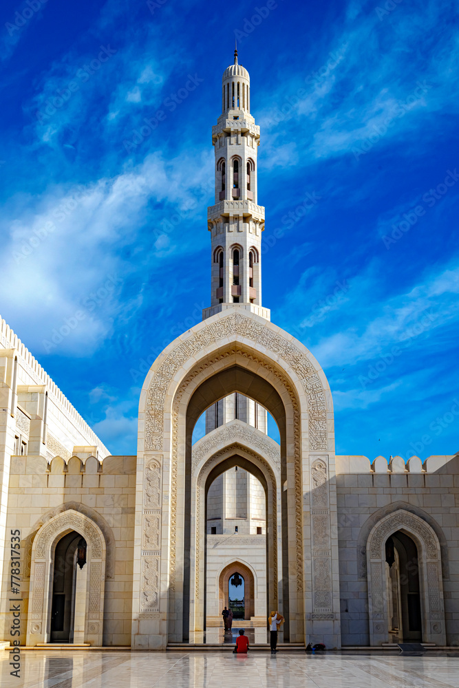Sultan Qaboos Grand Mosque in Muscat, Oman