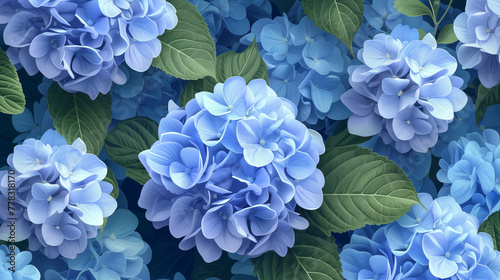 Misty Blue Hydrangea