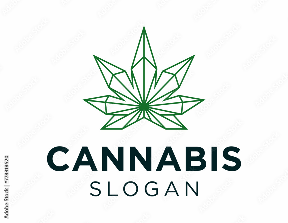 Logo about Cannabis care on a white background. created using the CorelDraw application. Logo about Cannabis care on a white background. created using the CorelDraw application.