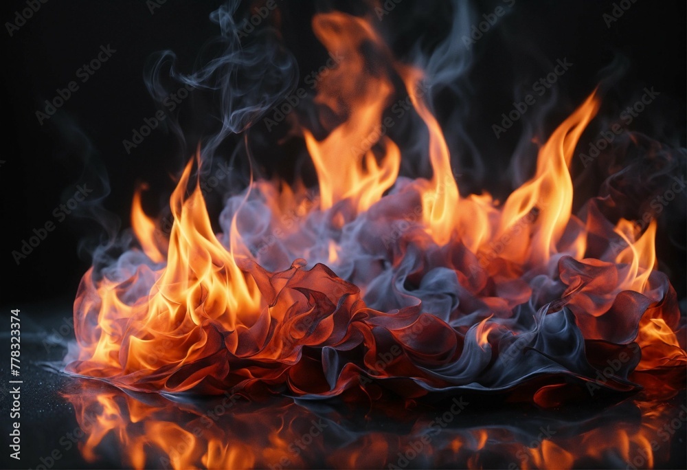 fire in the fireplace.beautiful background fire in the fireplace.beautiful background
