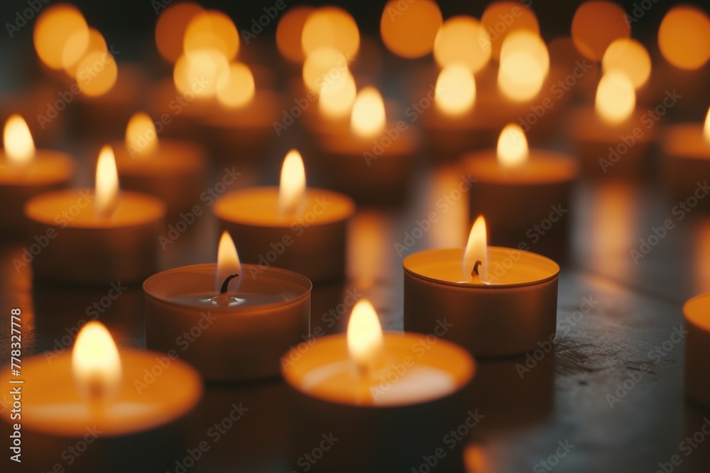 Whispers of Light: A Serene Moment of Remembrance