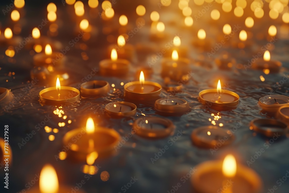 Infinite Grace: Candlelit Whispers of Love