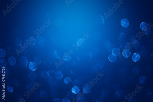 Abstract Blue Defocused bokeh background 