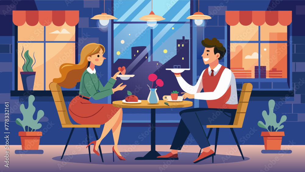 man-and-woman-at-the-table---illustration--romanti