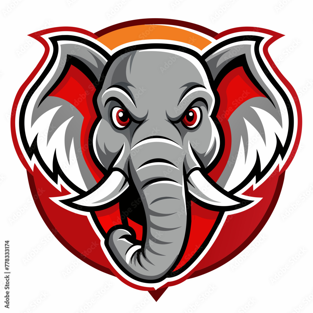 mascot-elephant----vector-logo