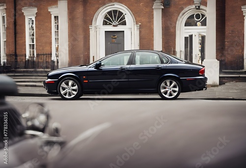 A view of a Jaguar X type luxury car © Simon Edge