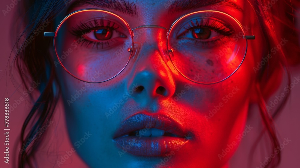 Neon Glow Portrait Neon Glow Portrait