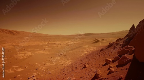 AI-guided tour of Mars, red planet up close