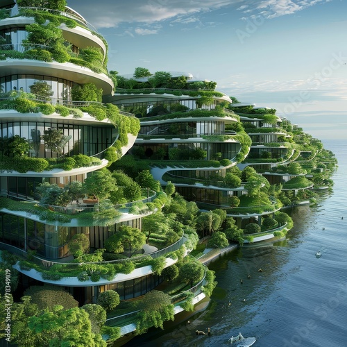 Eco-friendly city of the future  green architecture