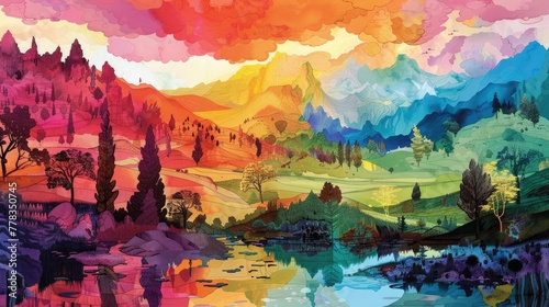 An artists palette that colors the world