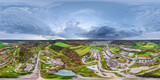 mosbach germany baden württemberg 360° aerial vr environment