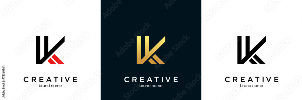 Letter K logo icon design template elements Letter K logo icon design template elements