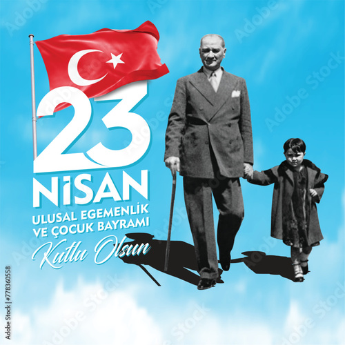 23 Nisan Ulusal Egemenlik ve Cocuk Bayrami.