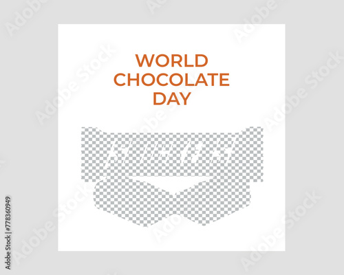 Free World Chocolate Day background 